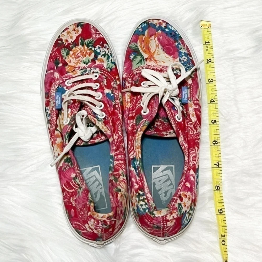 VANS Off The Wall Pink Floral Shoes Women’s Size 8 / Men’s Size 6.5
